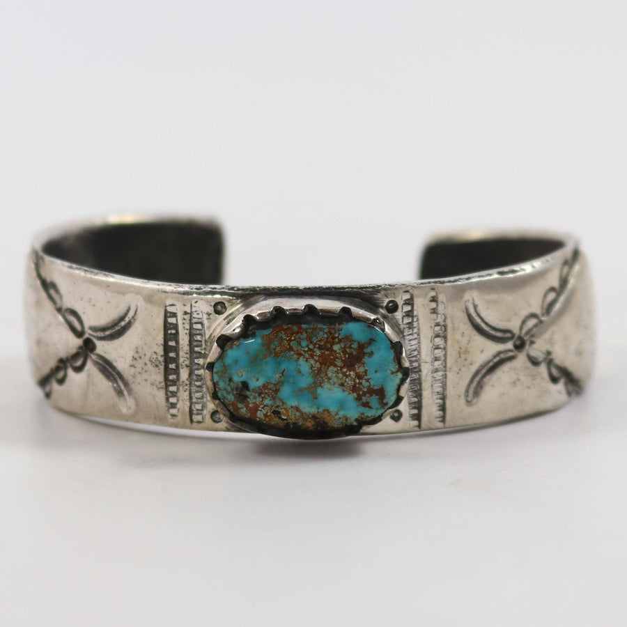 Kingman Turquoise Cuff by Jock Favour - Garland's