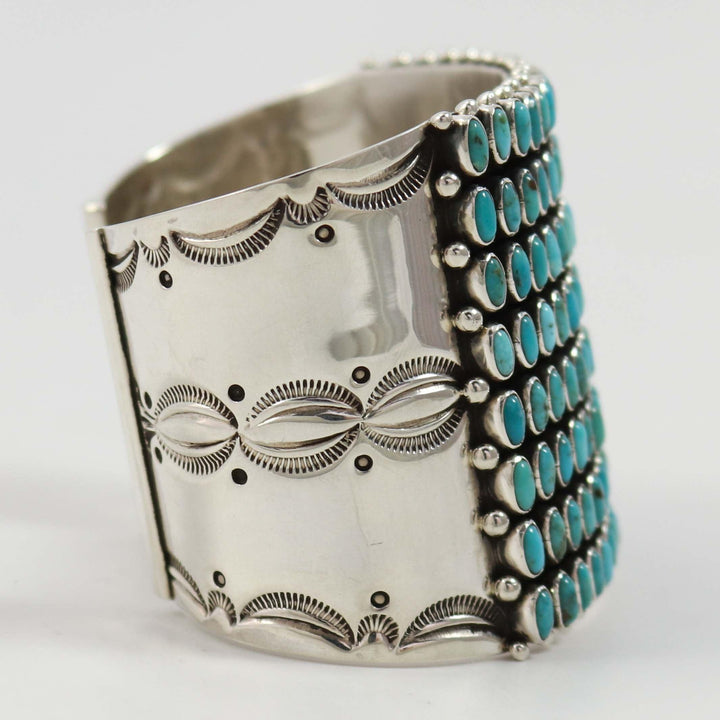 Kingman Turquoise Row Cuff