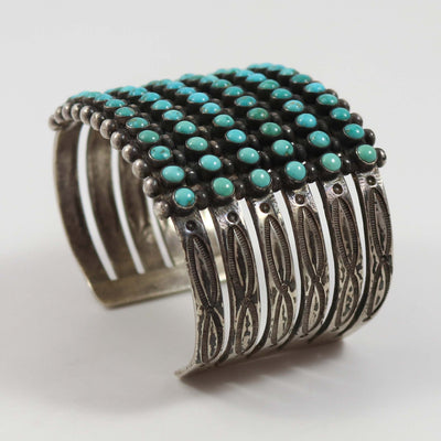 1940s Turquoise Row Bracelet