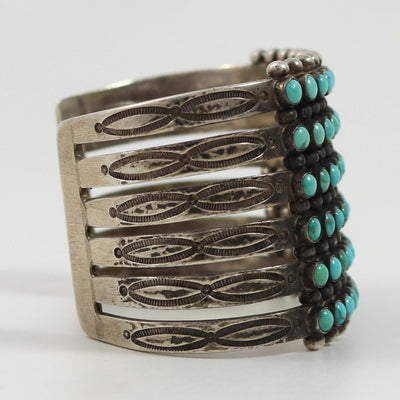 1940s Turquoise Row Bracelet