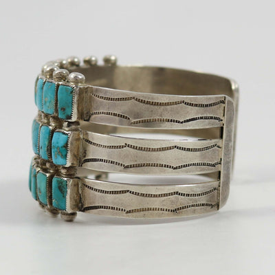 1940s Turquoise Row Bracelet