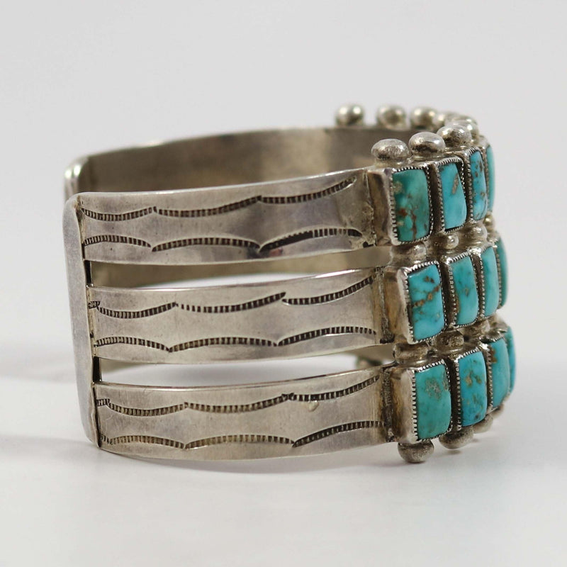 1940s Turquoise Row Bracelet
