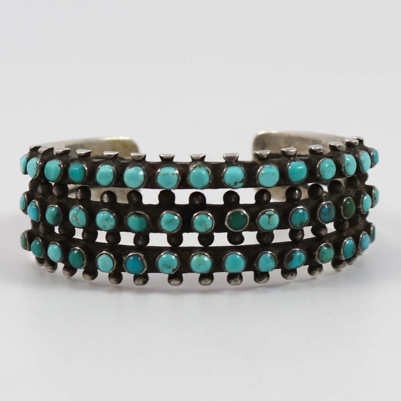 1940s Turquoise Row Bracelet