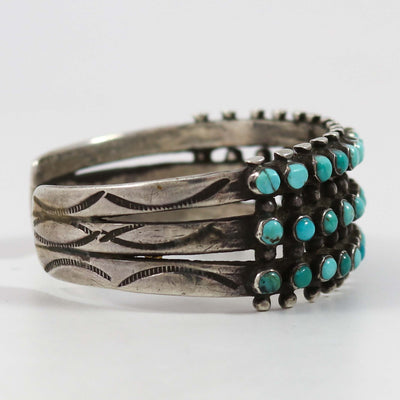 1940s Turquoise Row Bracelet
