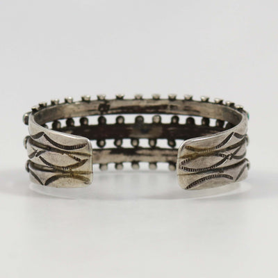 1940s Turquoise Row Bracelet