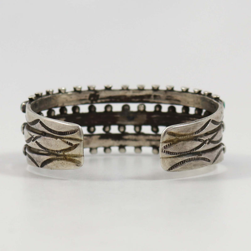 1940s Turquoise Row Bracelet