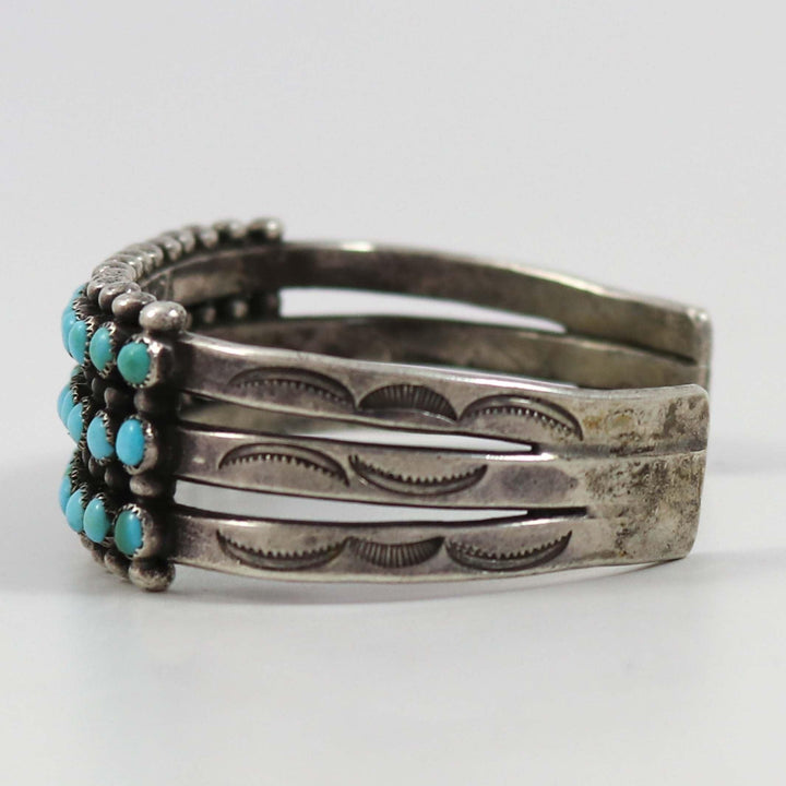 1940s Turquoise Row Bracelet