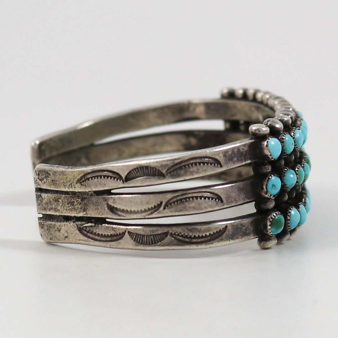 1940s Turquoise Row Bracelet