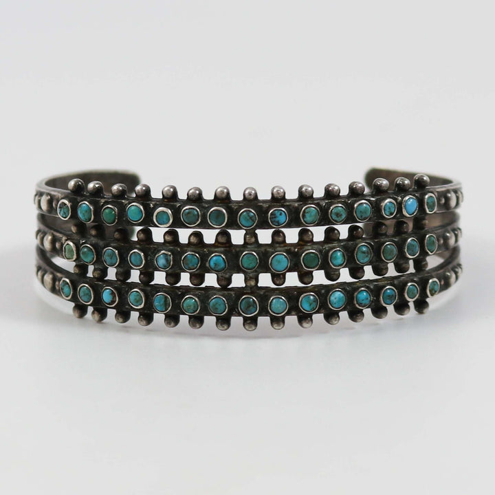 1940s Turquoise Row Bracelet