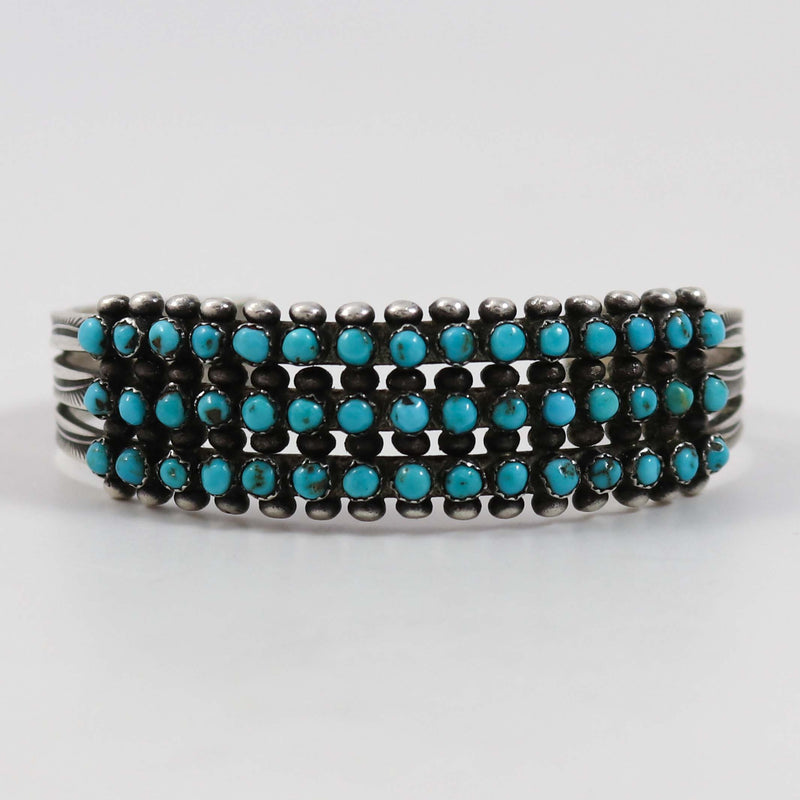 1940s Turquoise Row Bracelet
