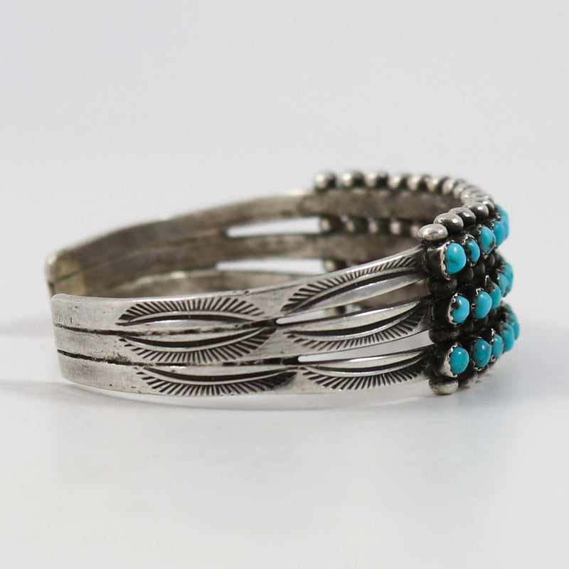 1940s Turquoise Row Bracelet