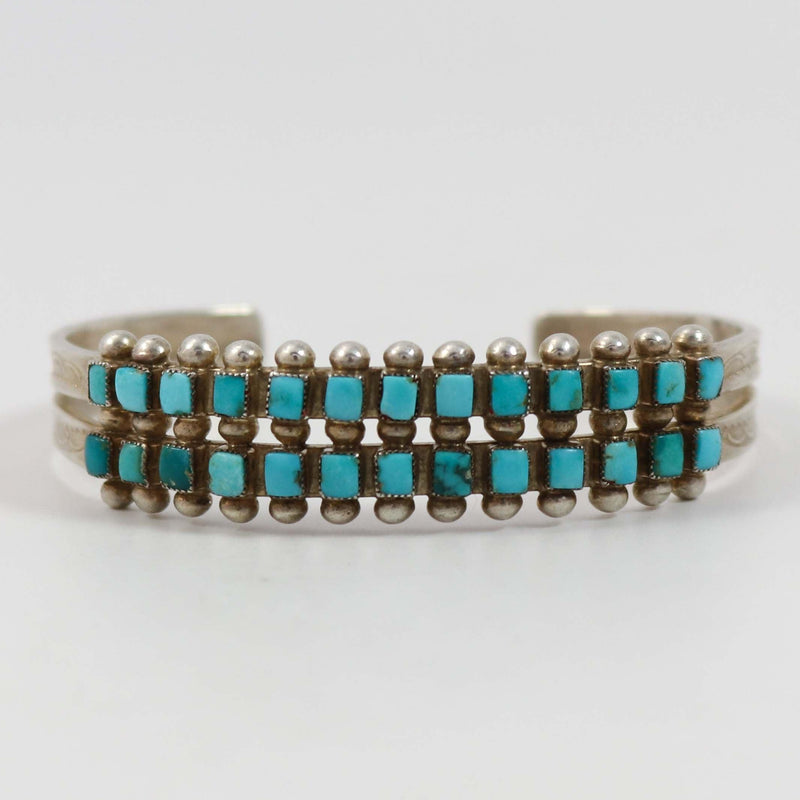 1940s Turquoise Row Bracelet