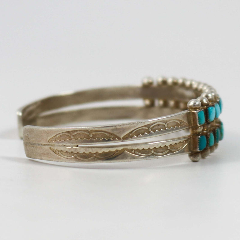 1940s Turquoise Row Bracelet