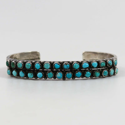 1940s Turquoise Row Bracelet