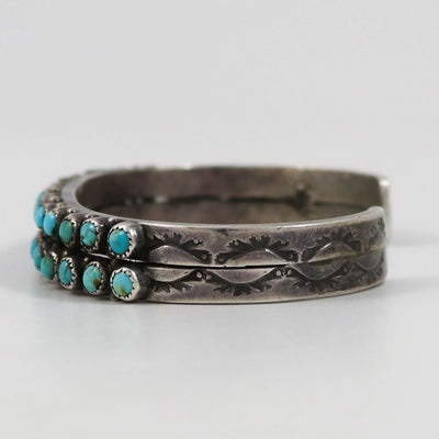 1940s Turquoise Row Bracelet