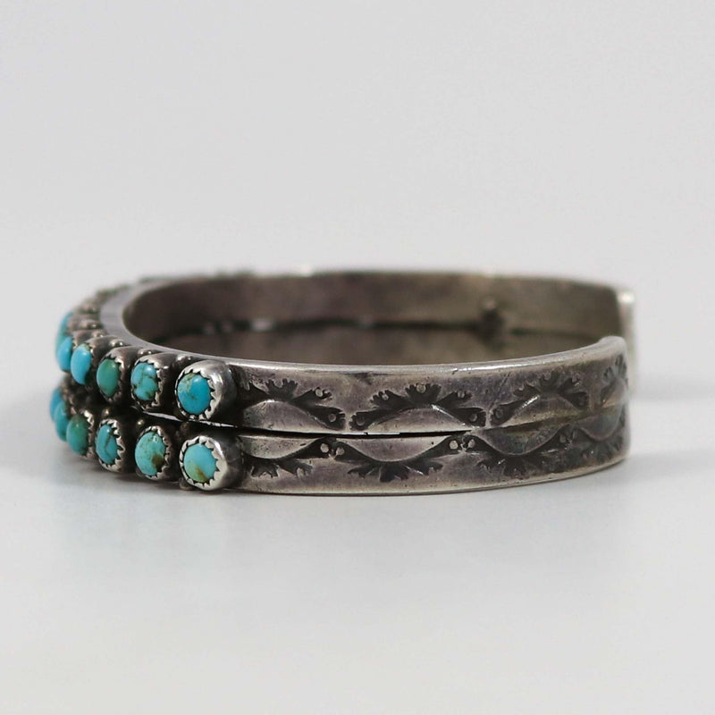 1940s Turquoise Row Bracelet