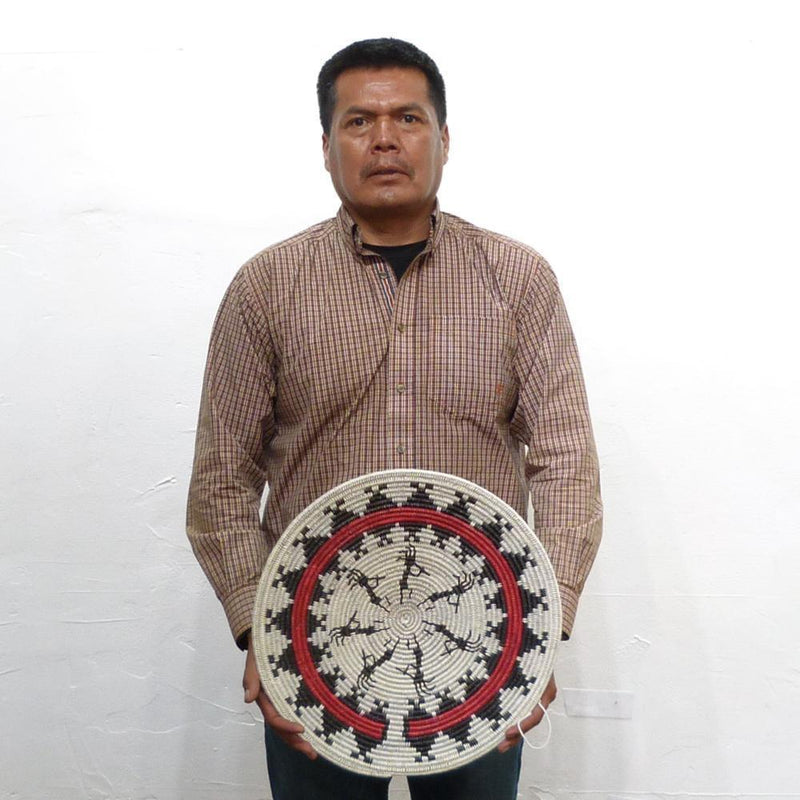 Kokopelli Ceremonial Basket by Jonathan Black - Garland&