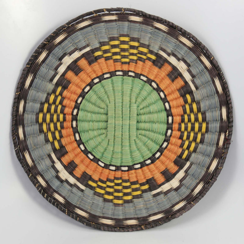 1980s Hopi Wicker Plaque by Vintage Collection - Garland&