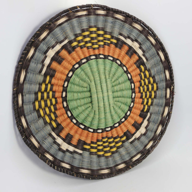 1980s Hopi Wicker Plaque by Vintage Collection - Garland&