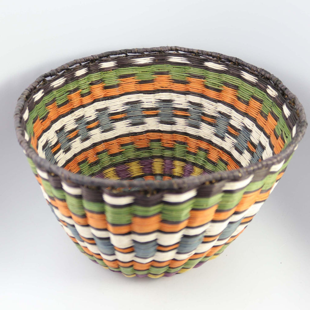 Hopi Wicker Basket by Dora Tawahongva - Garland's