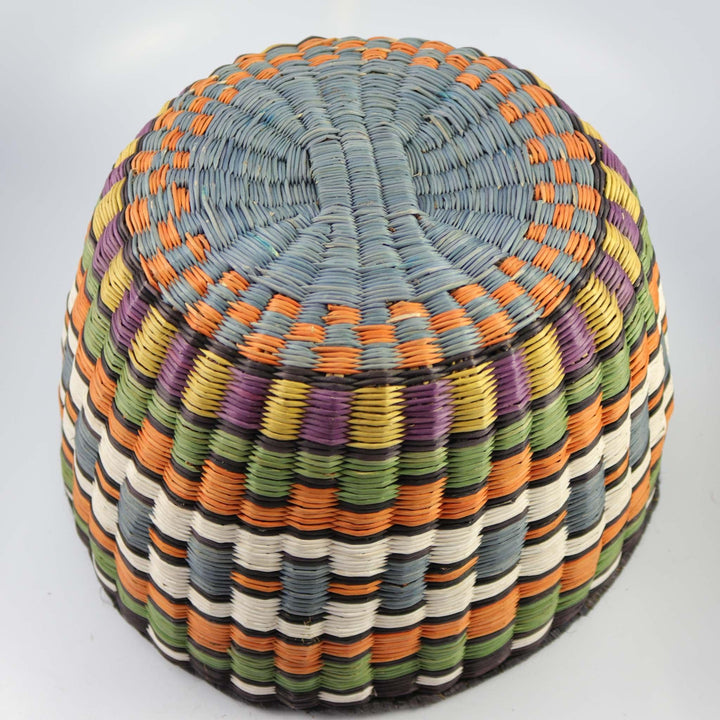 Hopi Wicker Basket by Dora Tawahongva - Garland's
