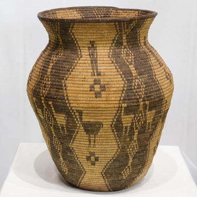 1910 Yavapai Ostrich Olla by Lucy Nelson - Garland's