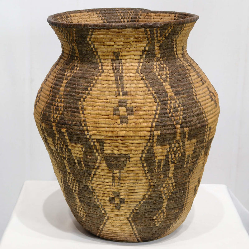 1910 Yavapai Ostrich Olla by Lucy Nelson - Garland&
