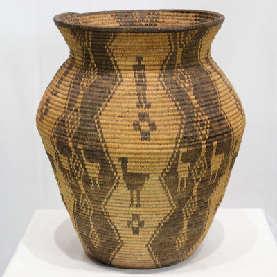 1910 Yavapai Ostrich Olla by Lucy Nelson - Garland's
