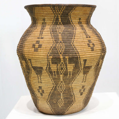 1910 Yavapai Ostrich Olla by Lucy Nelson - Garland's