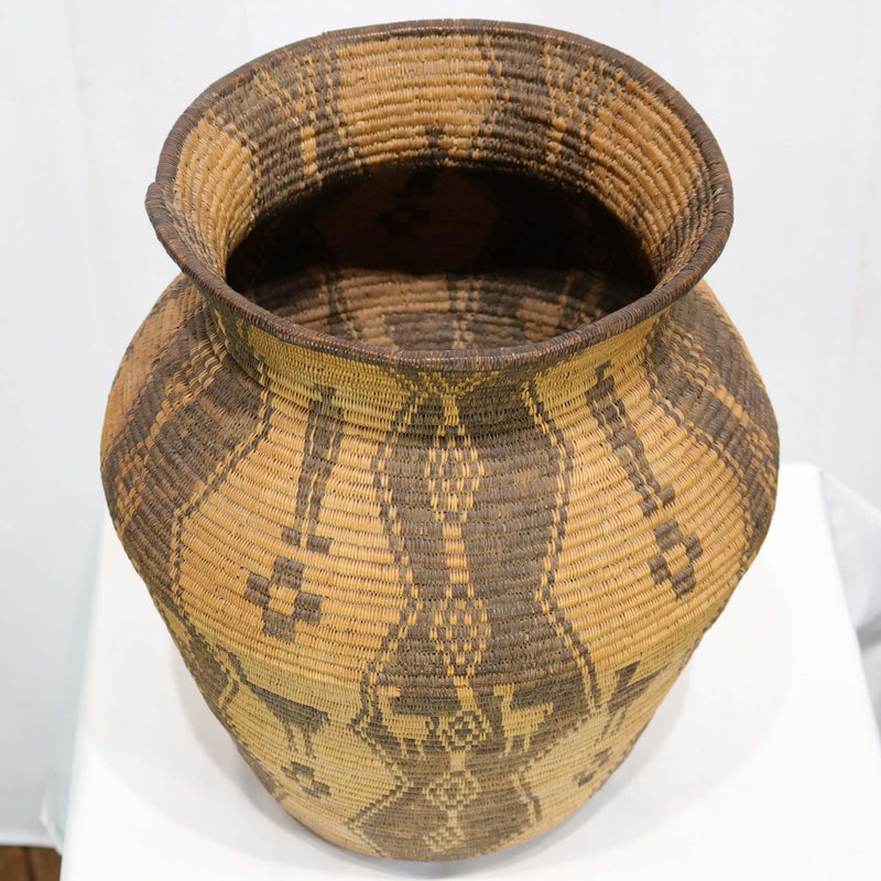 1910 Yavapai Ostrich Olla by Lucy Nelson - Garland&