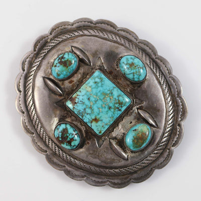 1940s Turquoise Buckle by Vintage Collection - Garland's