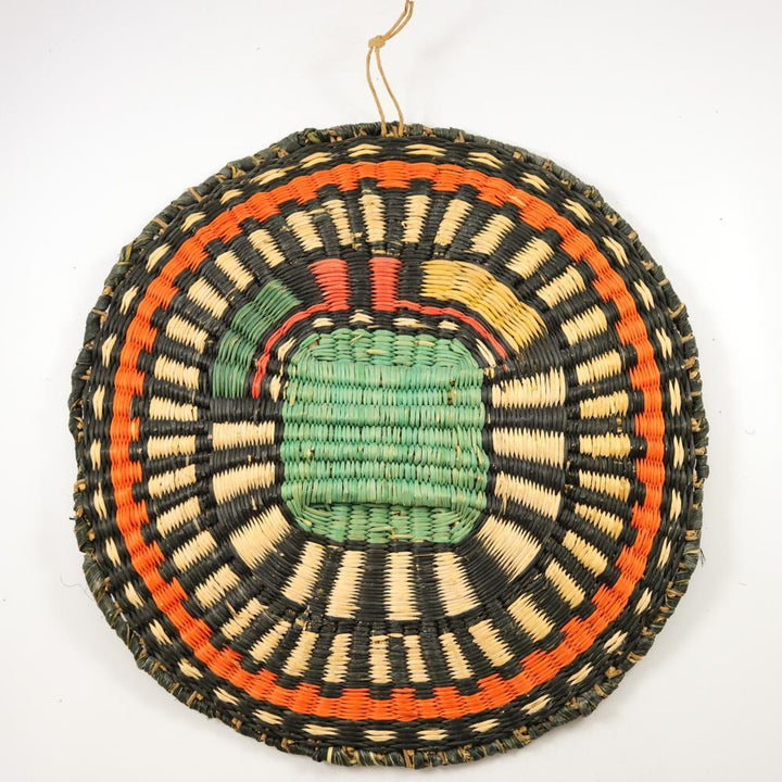 1950s Hopi Wicker Plaque by Laenor Laquan - Garland's