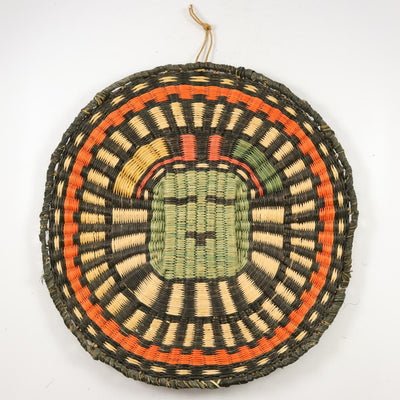 1950s Hopi Wicker Plaque by Laenor Laquan - Garland's