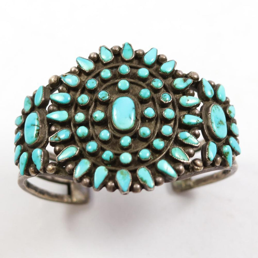 1960s Turquoise Cuff by Vintage Collection - Garland's