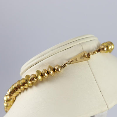 Gold Bead Necklace by Al Joe - Garland's