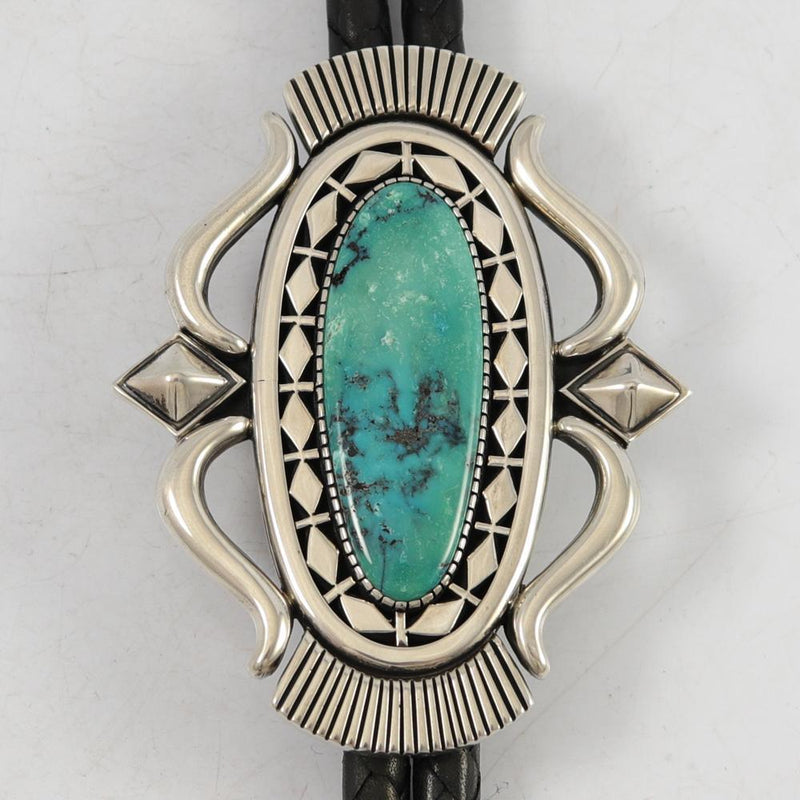 Indian Mountain Turquoise Bola Tie by Allison Lee - Garland&