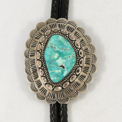 Turquoise Bola Tie by Richard Belin - Garland's