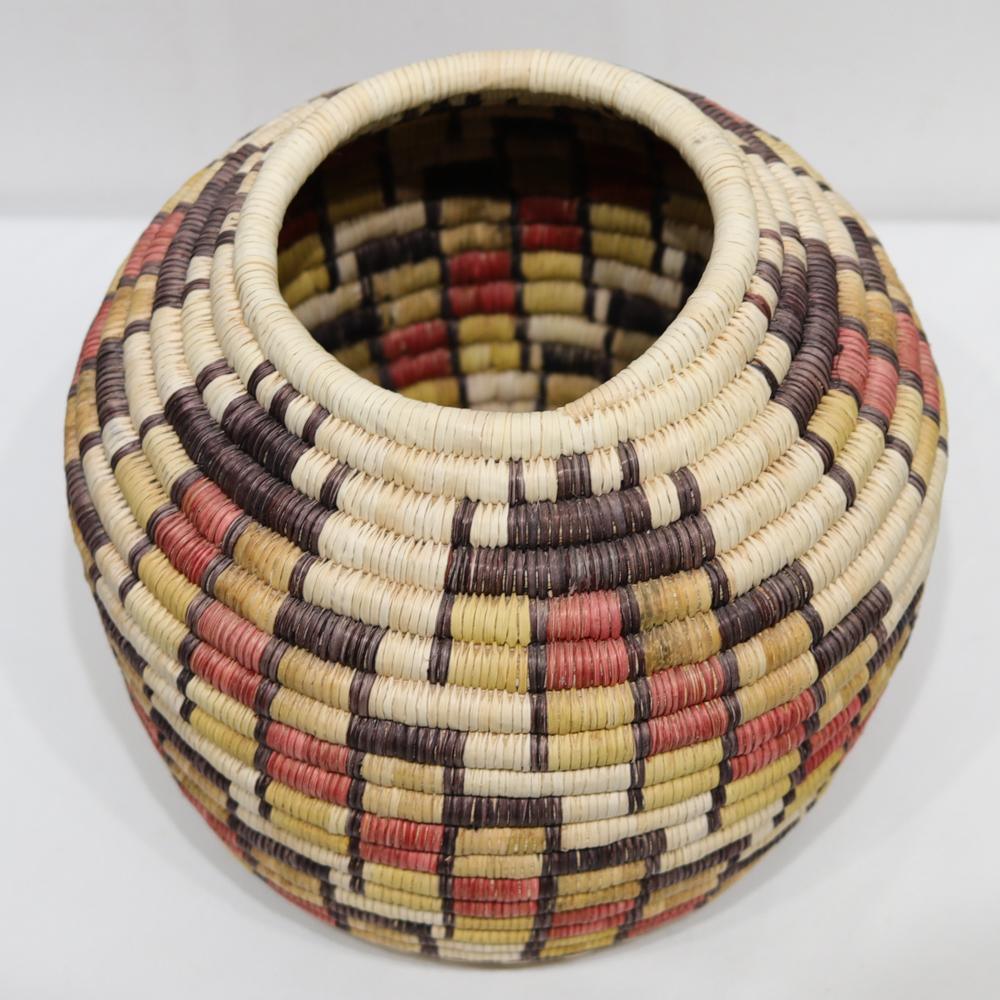 1990s Hopi Coil Basket by Annette Nasafotie - Garland's