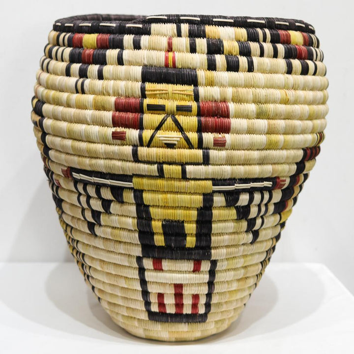 Hopi Kachina Basket by Emma Villa - Garland's