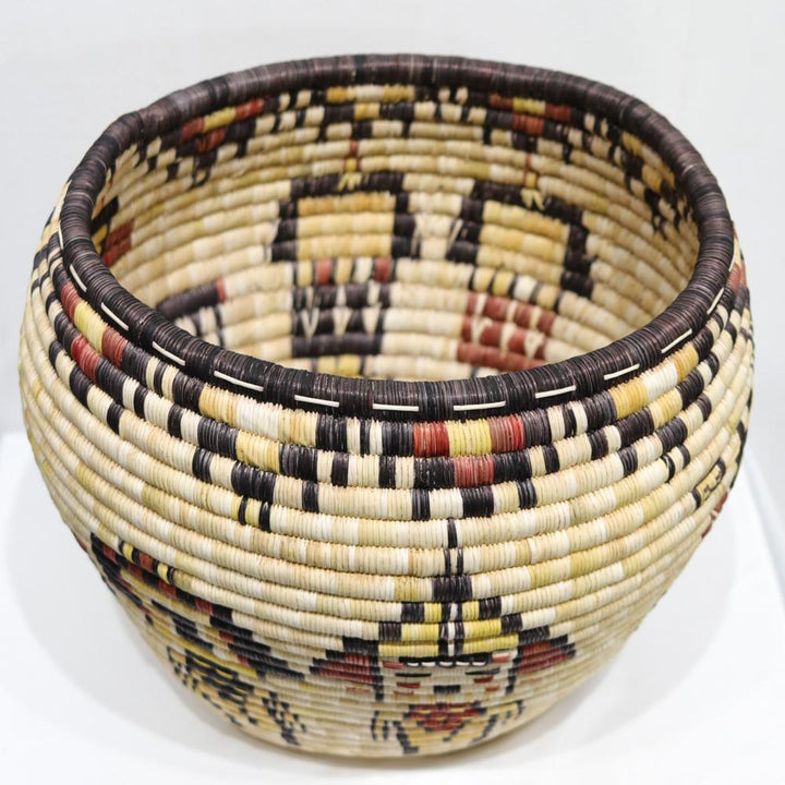 Hopi Kachina Basket by Emma Villa - Garland's
