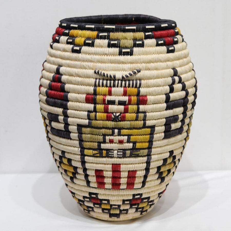 Hopi Kachina Basket by Annette Nasafotie - Garland's