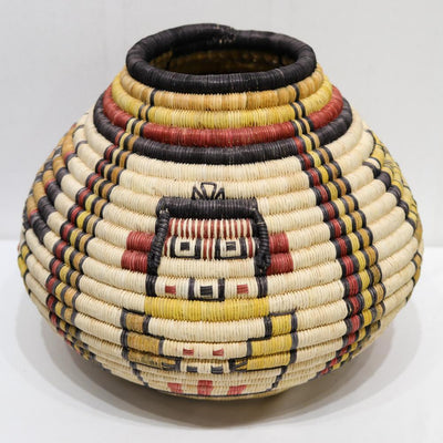 Hopi Kachina Basket by Tressa Kagenveama Collateta - Garland's
