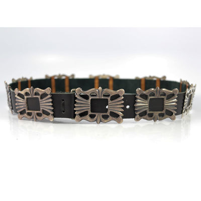Sandcast Concha Belt by Leroy Begay - Garland's