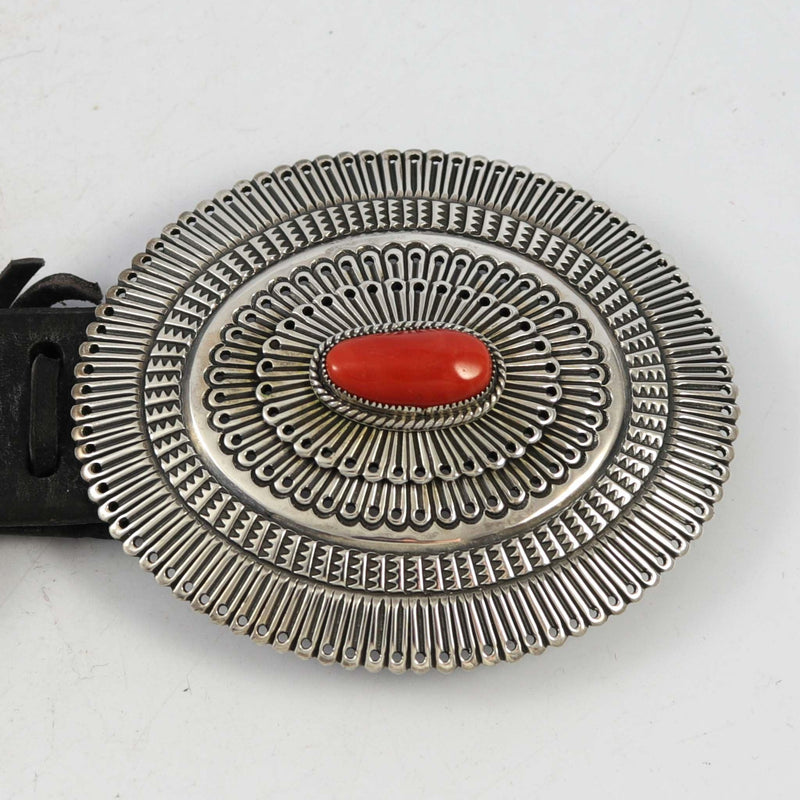 1990s Coral Concha Belt by Sunshine Reeves - Garland&