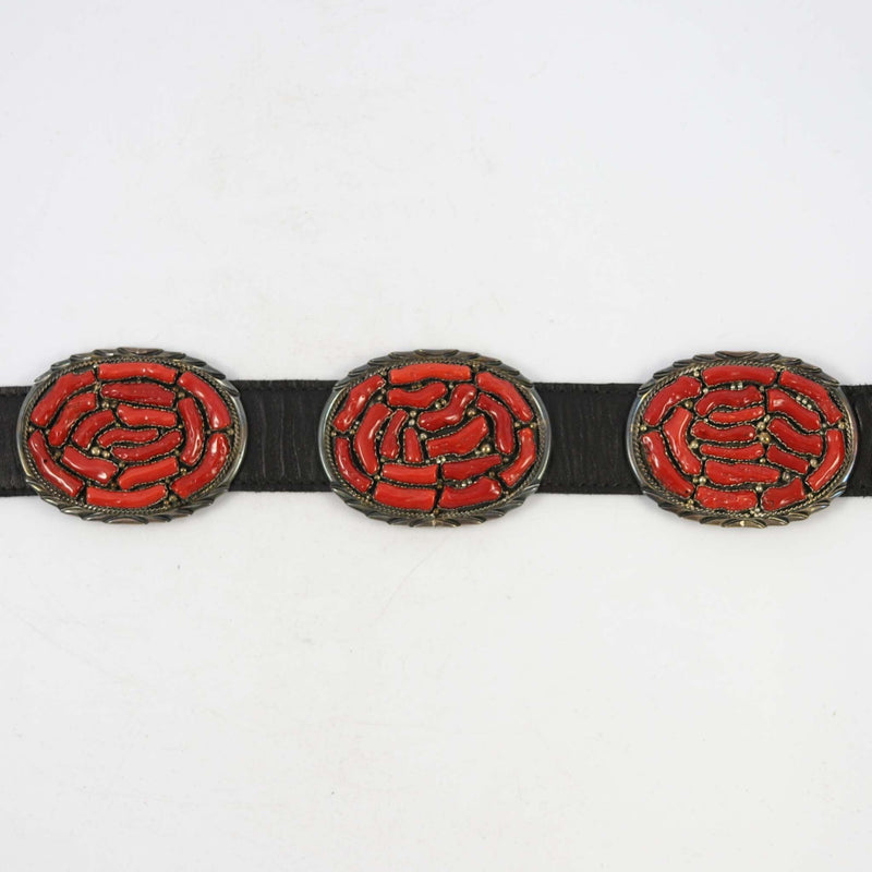 1970s Branch Coral Concha Belt by Vintage Collection - Garland&