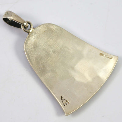 Prayer Feather Pendant by Ruben Saufkie - Garland's