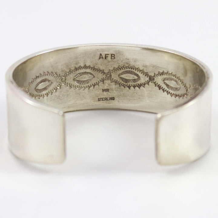 Gold on Silver Cuff by Arland Ben - Garland's
