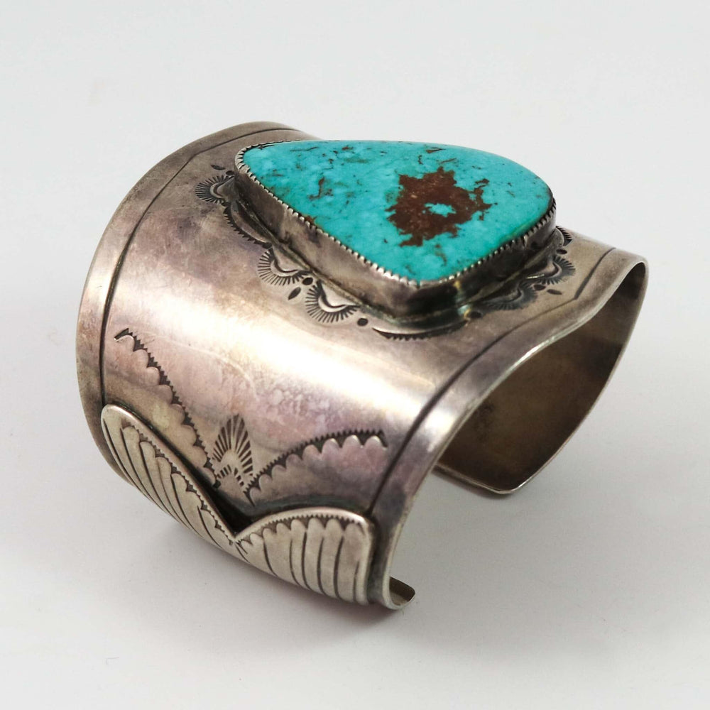 1970s Turquoise Cuff by Delgarito - Garland's