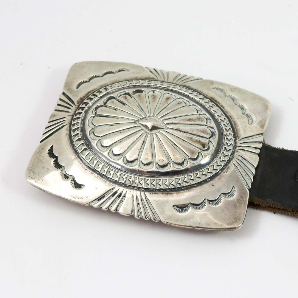 Stamped Silver Concha Belt by Anderson Parkett - Garland's