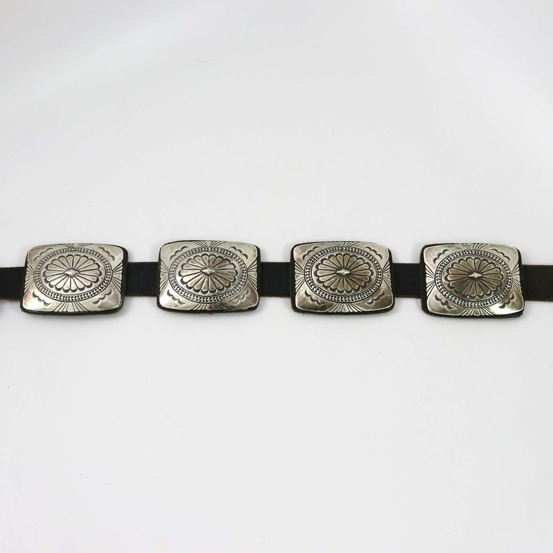 Stamped Silver Concha Belt by Anderson Parkett - Garland's